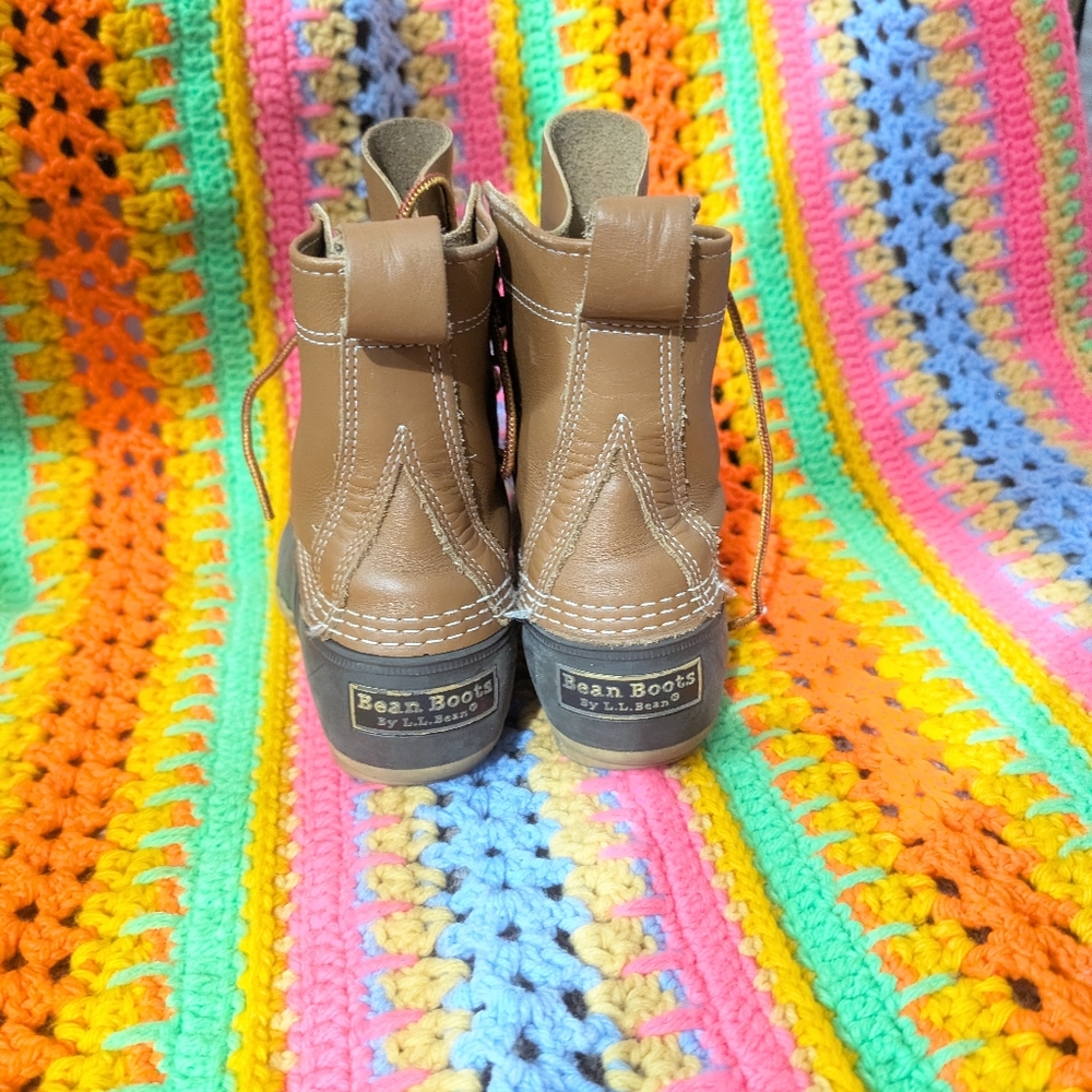 LL BEAN Bean Boots Womens Duck Boots CN Size 7 Narrow Rain Snow Mud